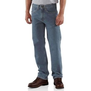 🔥 Carhartt Traditional Fit Straight Leg Raw Hem